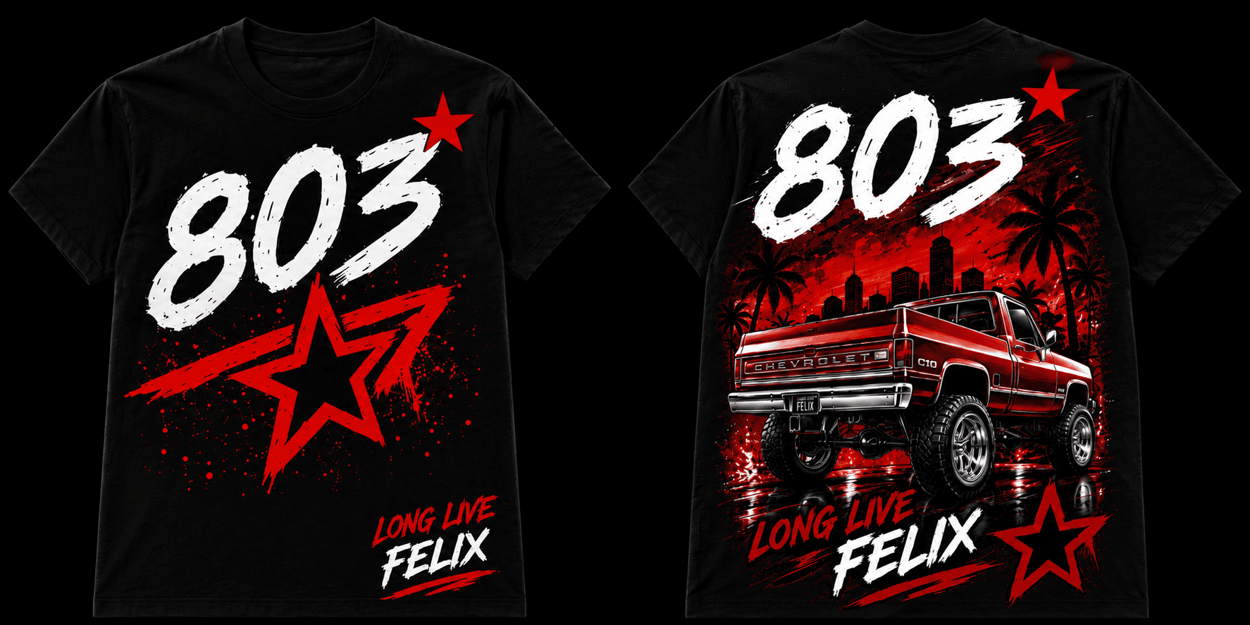 Black LLF Tee back